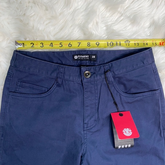 Men's Element Rochester Flex Navy Blue Nick Garcia Skateboarding Pants NWT - Picture 7 of 16